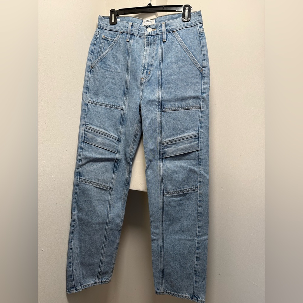 Agolde Cooper Cargo Light Wash Jeans